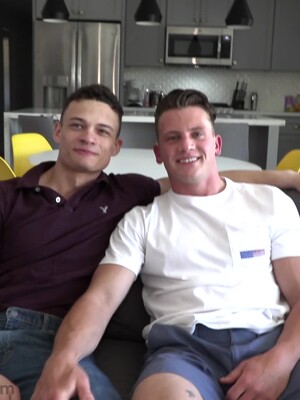 Adam Von Simply Can't Take His Eyes Off Of Handsome Uncut Rico Vega