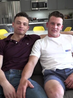 Adam Von Simply Can't Take His Eyes Off Of Handsome Uncut Rico Vega