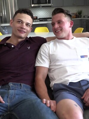 Adam Von Simply Can't Take His Eyes Off Of Handsome Uncut Rico Vega