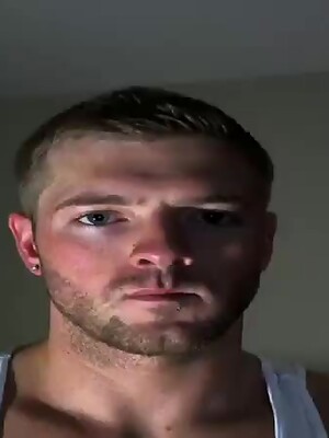 Sean Holmes Chokes His Cock To Cum.