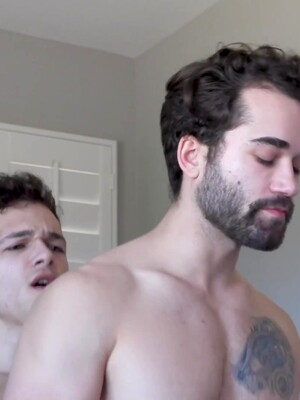 Leonardo Accosi Tight Ass Spread WIDE OPEN by Jimmy Norris's THICK dick.