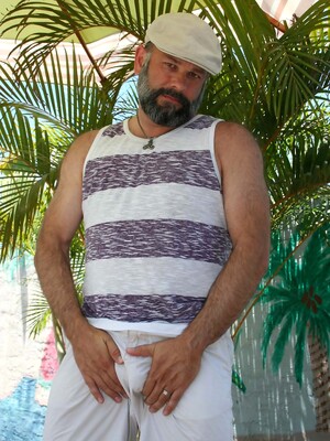 Sean Travis mature solo by Hot Older Male