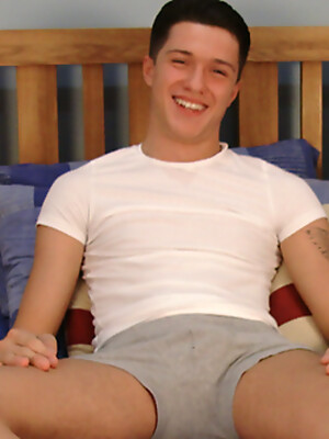 Young, Straight & Toned Marco's 1st Ever Man Handling & he Shoots Jizz Everywhere! by English Lads