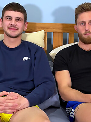 Straight Pup Dominic Wanks & Sucks Muscular Cameron Uncut Cock & Both Shoot Big Loads of Cum! by English Lads