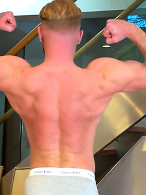 Young Footballer's Big uncut Cock gets Wanked & he is Rock Hard & Cums Heavy! by English Lads