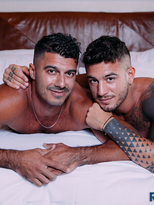 Alex Ink Returns to RandyBlue with Sexy BoyFriend Lobo Careirra!