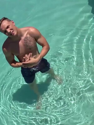 Big Cock Blonde Ryan Lacey Jerks Off