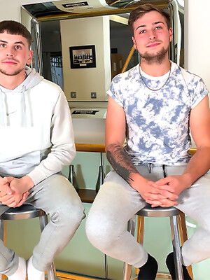 Straight Lads Dom & Jack Wank & Suck Each Other's Big Hard Uncut Cocks!